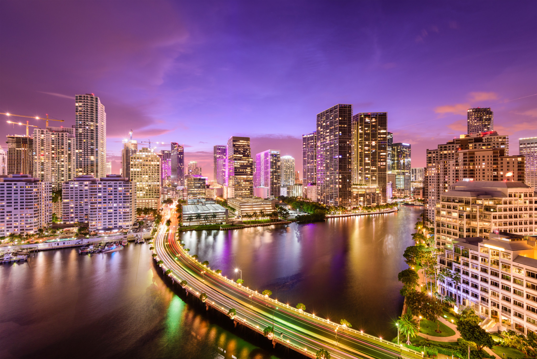 Beste Reisezeit für Florida Skyline Miami