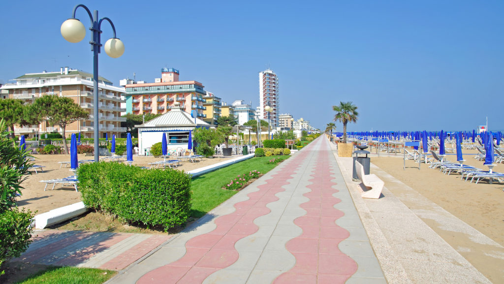 Strandpromenade von Lido di Jesolo