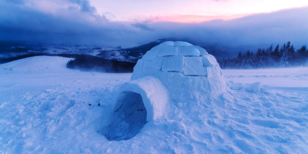 Schlafen im Iglu