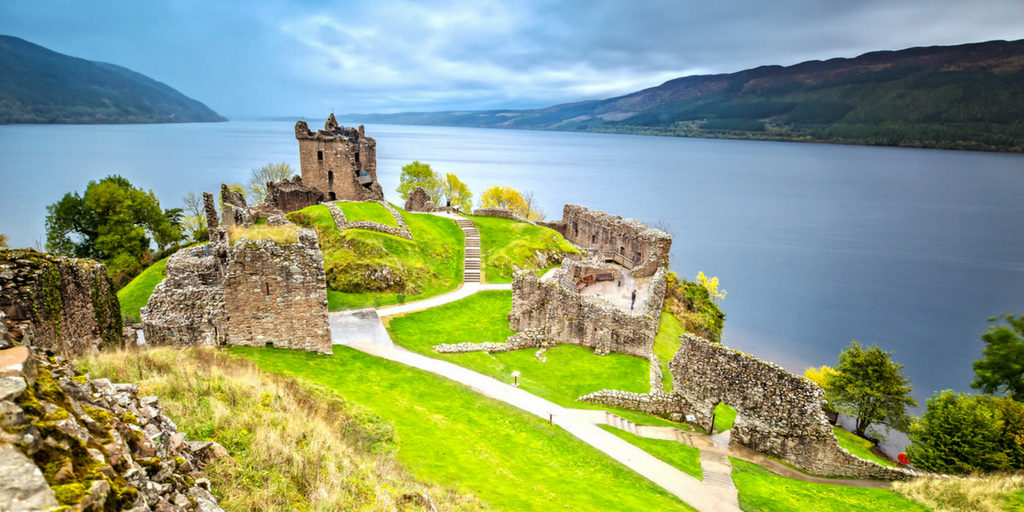 Roadtrip durch Schottland zum "Loch Ness" 5 Tage inkl. Flügen, Hotels und Mietwagen für 119€