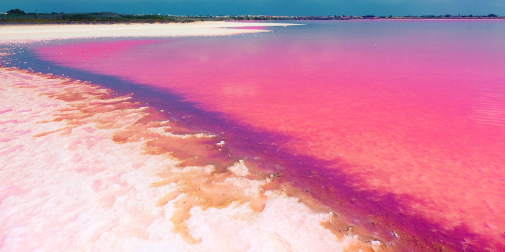 Las Coloradas in Mexiko Der wohl schönste See der Welt
