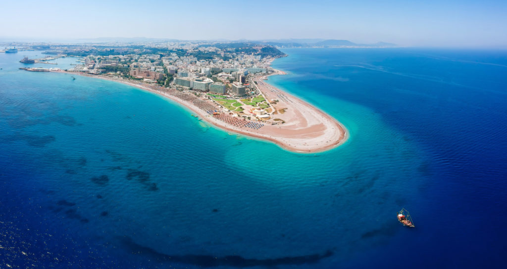 Elli Beach auf Rhodos