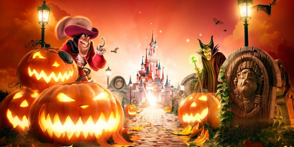 Halloween im Disneyland® Paris Eintritt + top Hotel & Frühstück für 85€