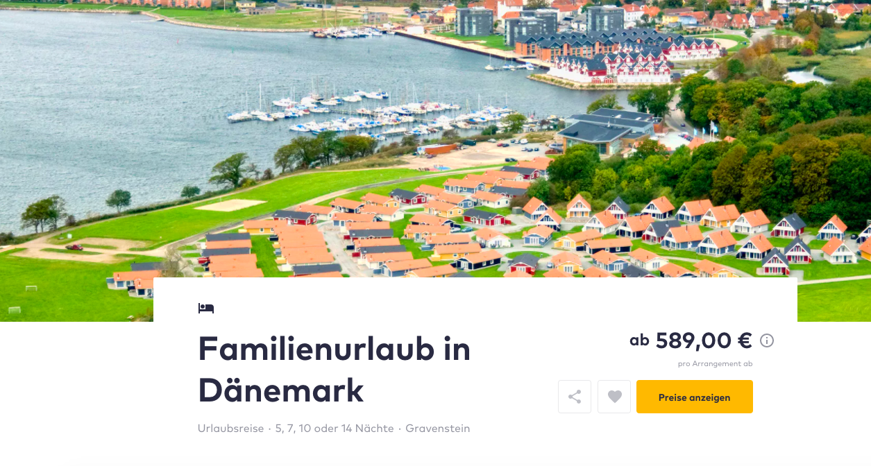 Familienurlaub in Dänemark 6 Tage im Luxus Ferienhaus nur 98€