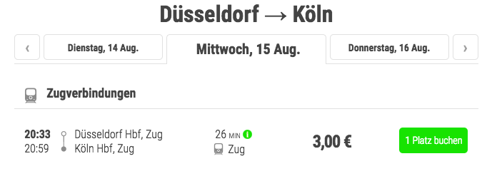 Flixtrain Tickets Quer durch Deutschland ab 3€ + 50% Gutschein auf die nächste Fahrt