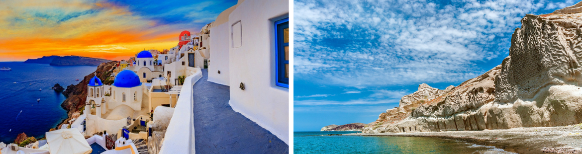 Santorin Reise