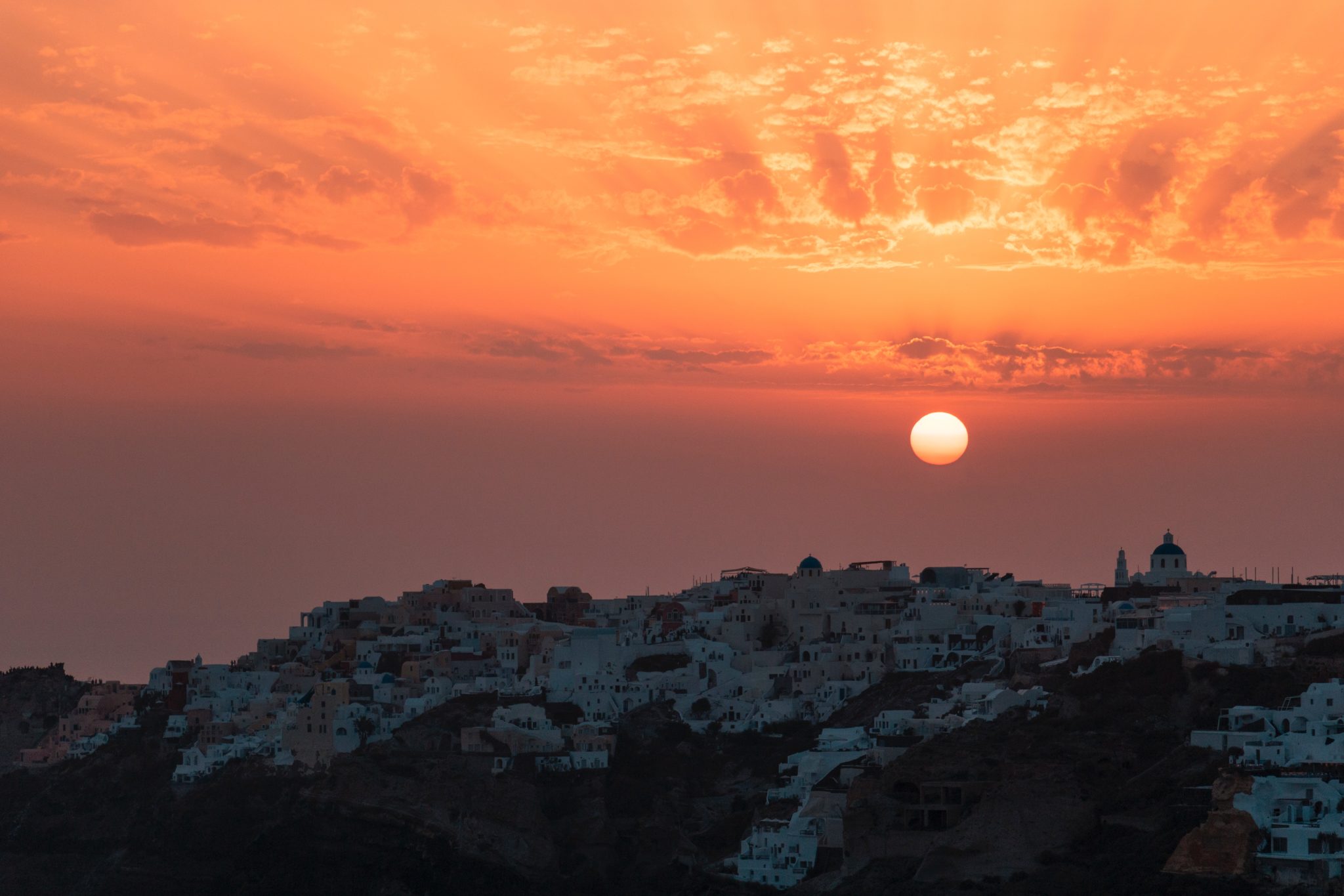 Santorin Sonne