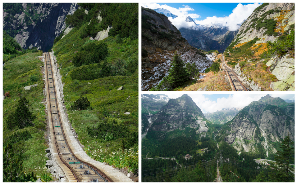 Achterbahn in den Alpen