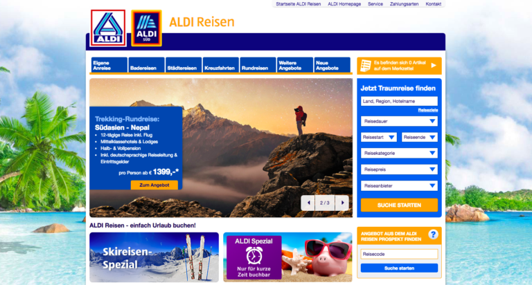 aldi travel agencija