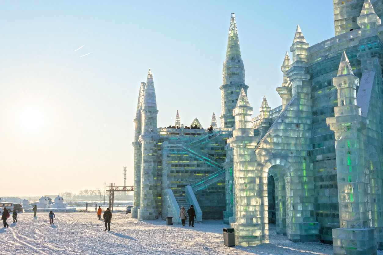 Das spektakuläre Harbin Eisfestival