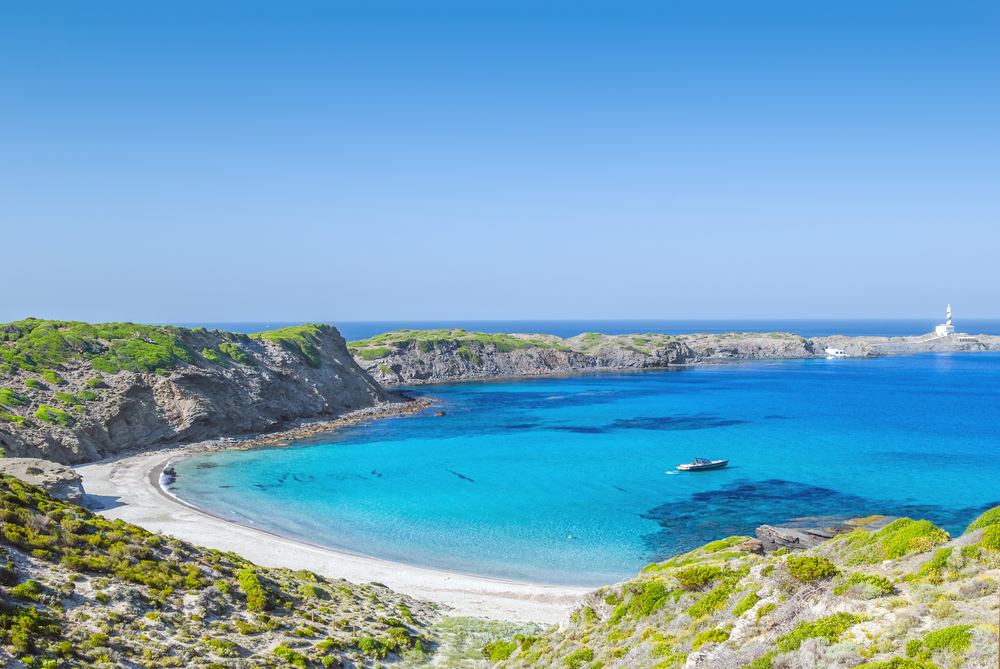 Bucht auf Menorca, Balearen