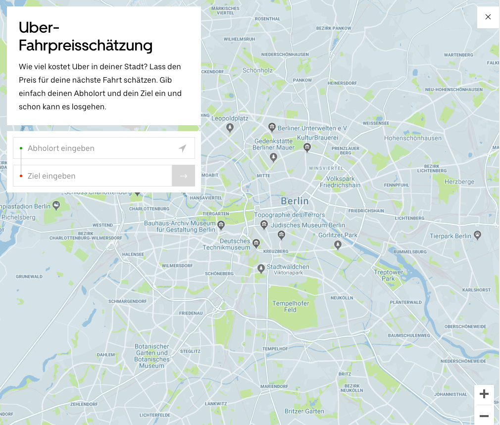 Ridesharing Anbieter in Berlin