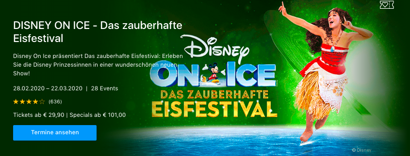 Disney on Ice Das zauberhafte Eisfestival