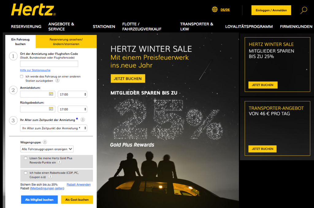Hertz - Der Spitzenreiter in Sachen Autovermietung im Überblick
