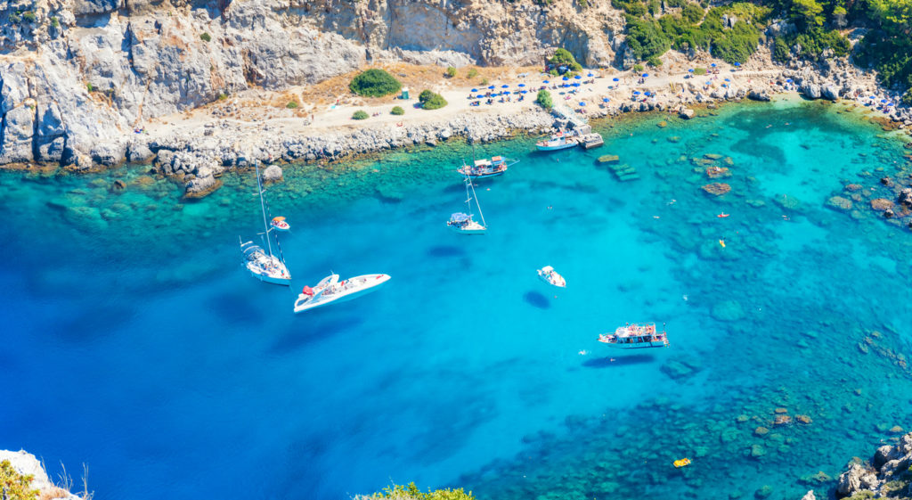 Die beliebte griechische Insel Rhodos