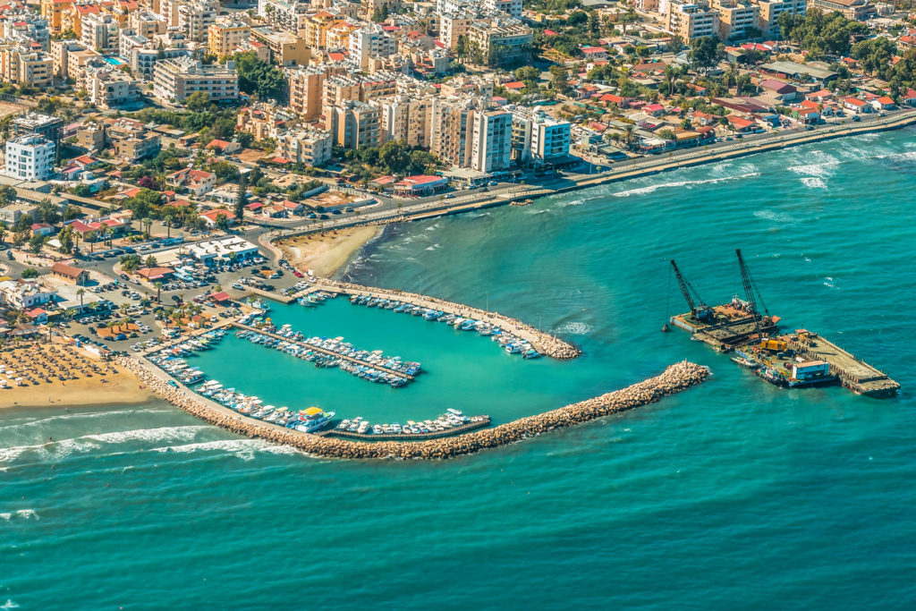 Hafenstadt Larnaka, Zypern