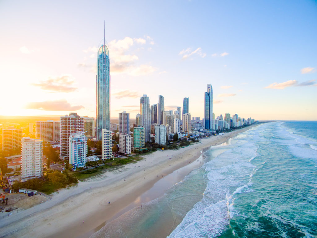 Surfers Paradise in Gold Coast, Queensland