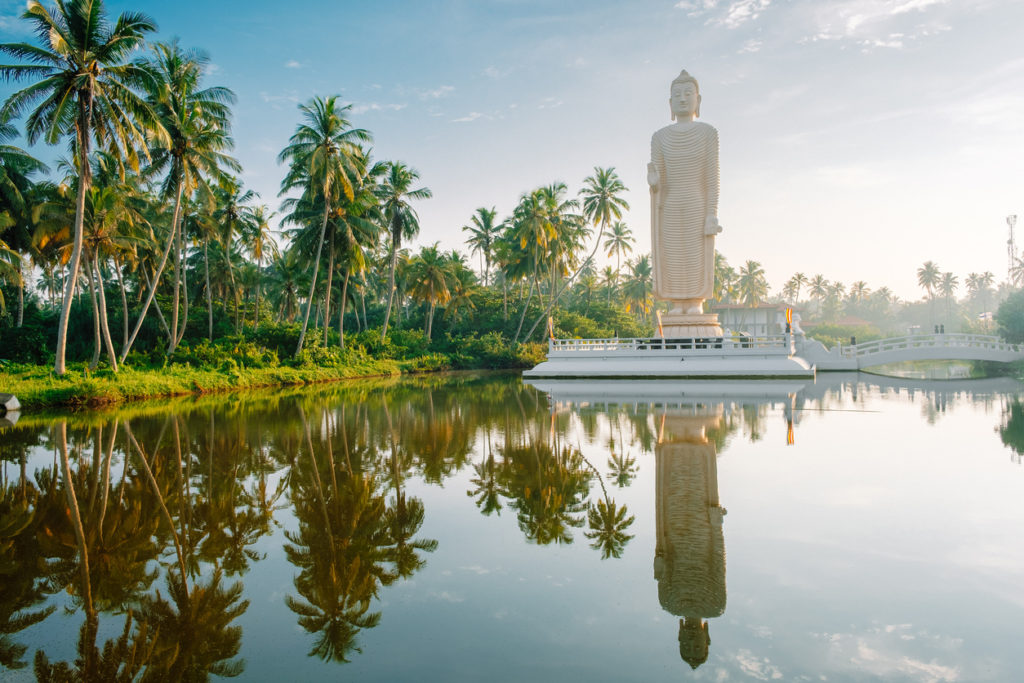Tsunami Statue in Hikkaduwa, Sri Lanka