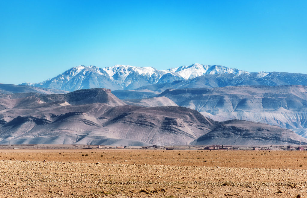 Blick auf das Atlasgebirge, Marokko