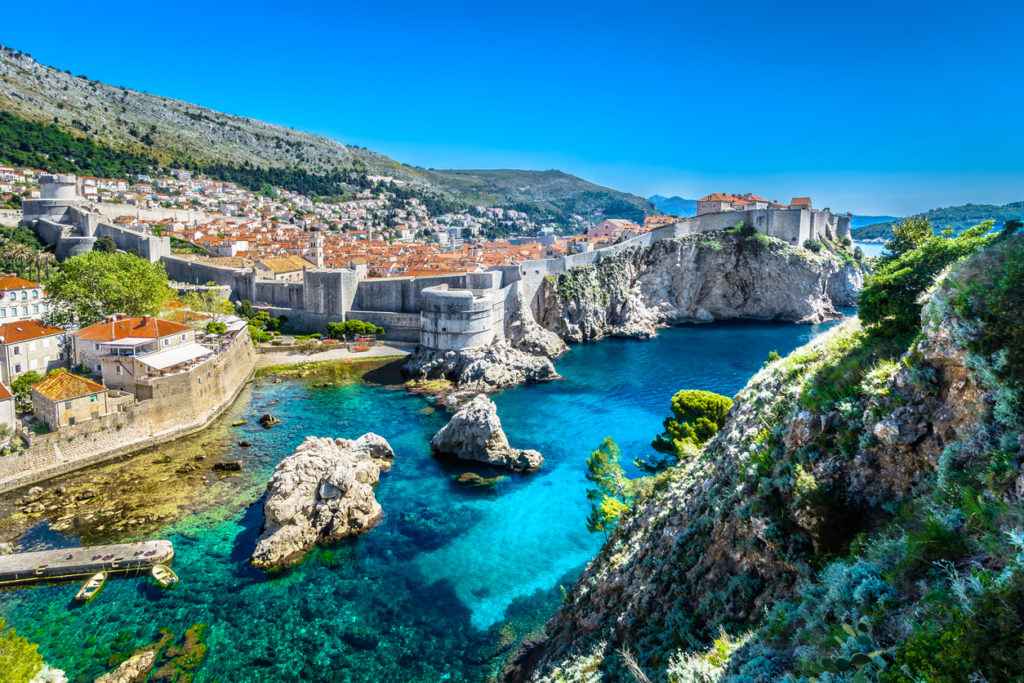 Dubrovnik an der Adriaküste, Kroatien