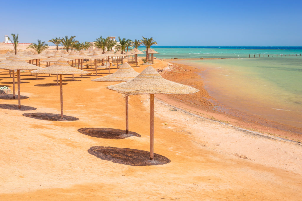 Strand in Hurghada, Ägypten