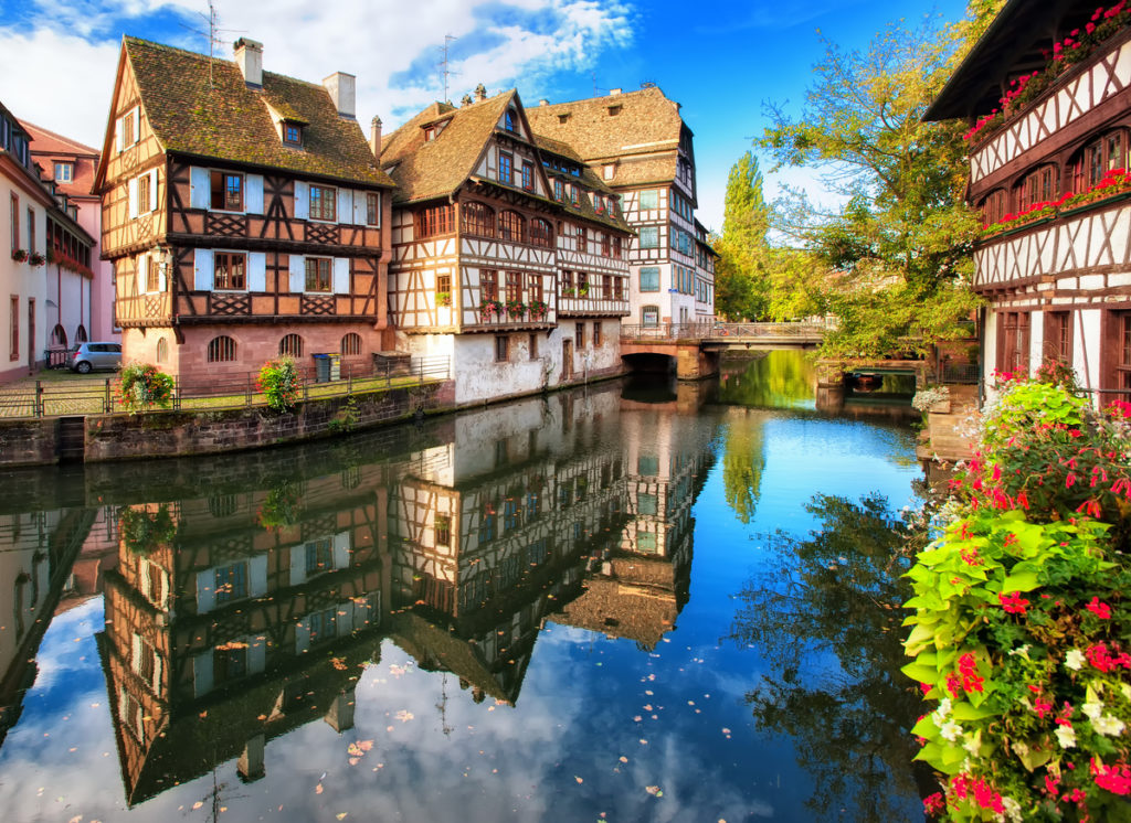 Straßburg im Osten von Frankreich