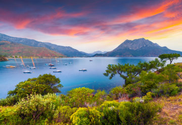 Landschaft der türkischen Riviera