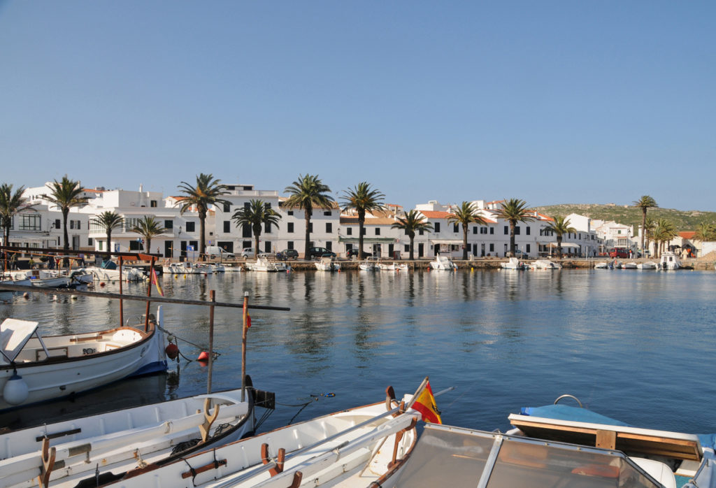 Hafen in Fornells, Menorca