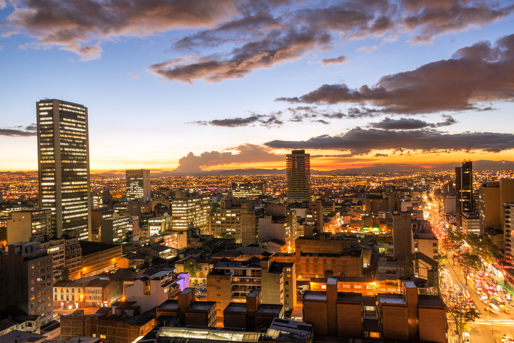 Kolumbiens moderne Hauptstadt Bogotá