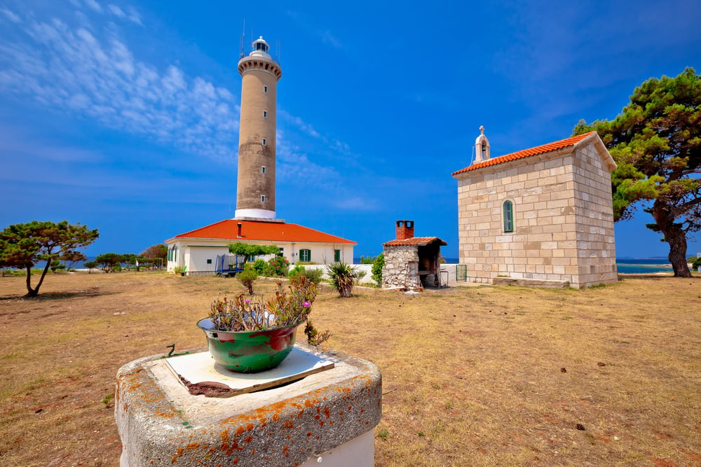 kroatiens hoechster leuchtturm veli rat auf dugi otok