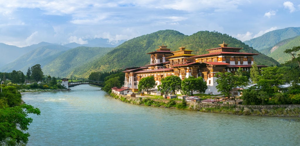 Punakha Dzong Kloster in Bhutan