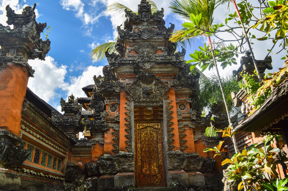 Pura Taman Saraswati Tempel in Ubud, Bali