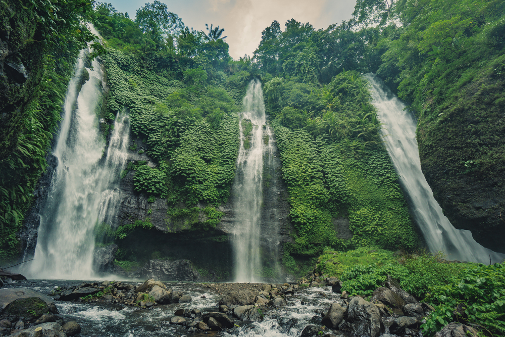 Sekumpul Wasserfall auf Bali