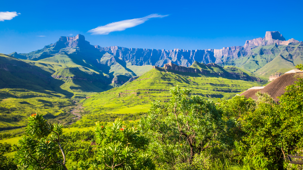 Drakensberge in Südafrika