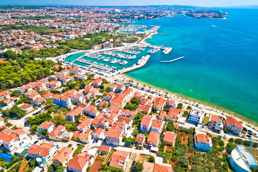 Hafenstadt Zadar in Kroatien