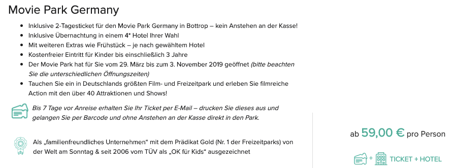 Was Kostet Der Eintritt Im Movie Park Bottrop