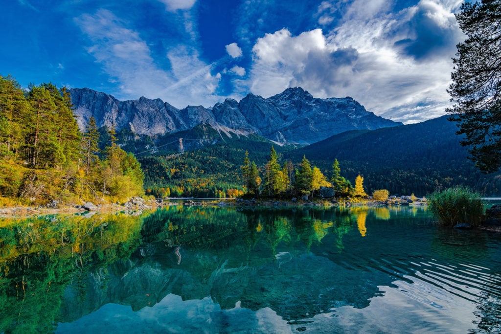 Eibsee in Garmisch-Partenkirchen, Bayern - Urlaubsziel für den Sommer 2020