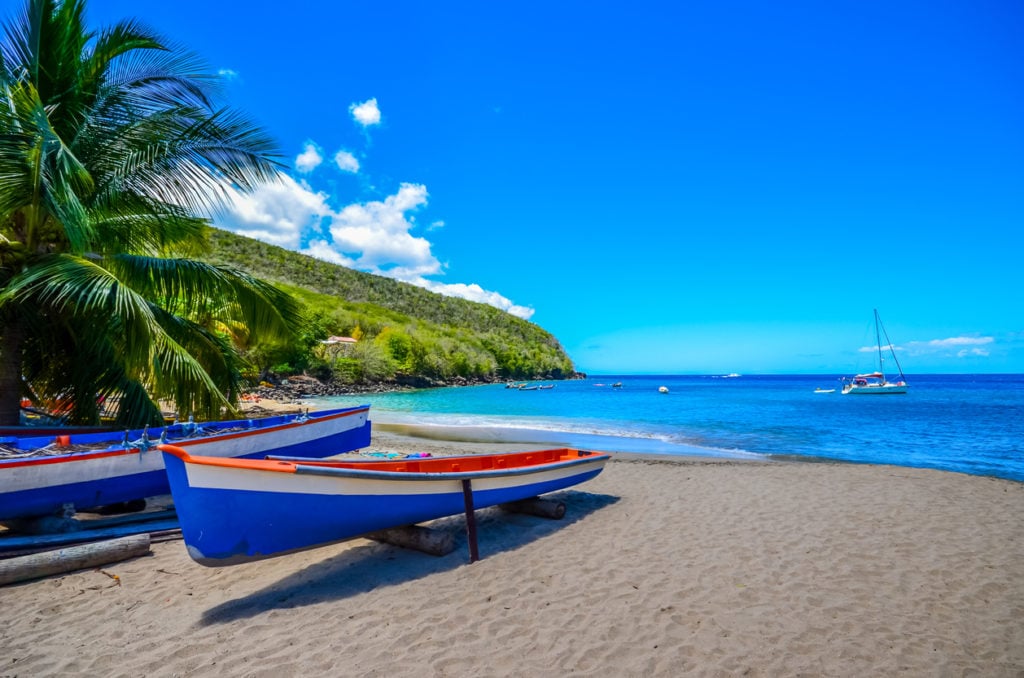 Strand auf Martinique
