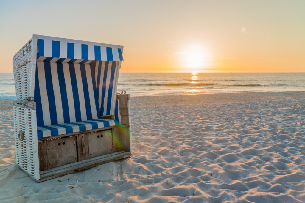 Strandkorb auf Sylt - Urlaubsziel für den Sommer 2020