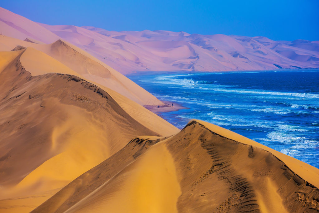 Sanddünen an der Westküste des Atlantik, Namibia