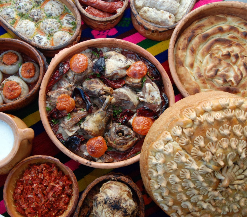 Traditionell mazedonisches Essen