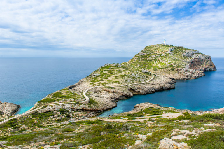 Leuchtturm auf der Insel Cabrera