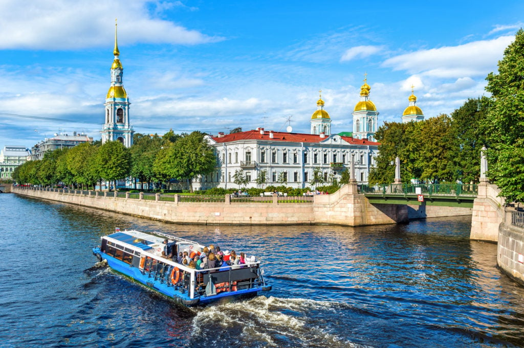 Nikolaus-Marine-Kathedrale in St. Petersburg in Russland
