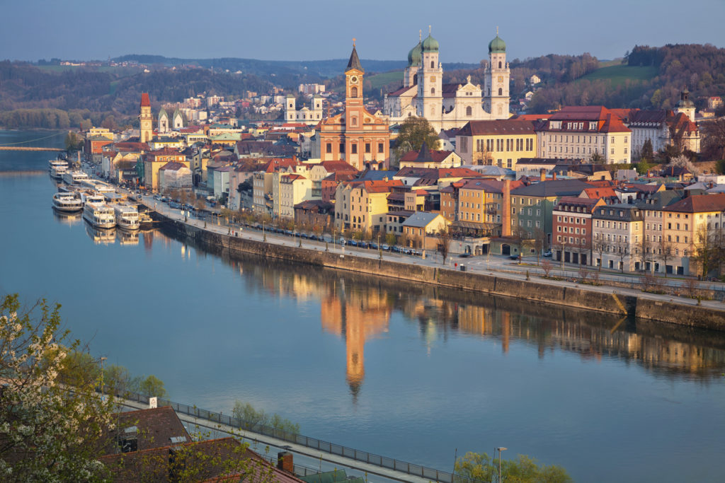 Aussicht auf Passau, Deutschland