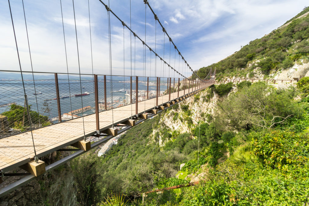 Windsor Hängebrücke in Gibraltar