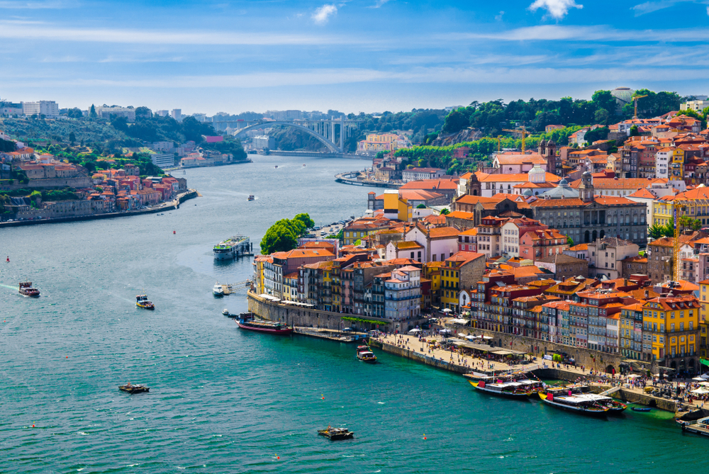 Die Altstadt von Porto -Ribeira