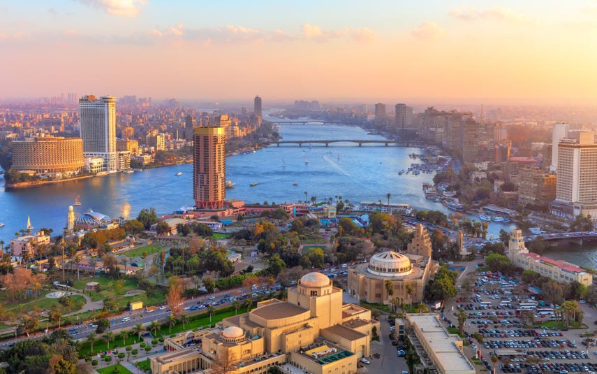 Der Ausblick vom Kairo Tower