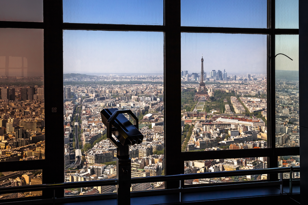 Ausblick vom Montparnasse Turm - Zweithöchstes Gebäude in Paris