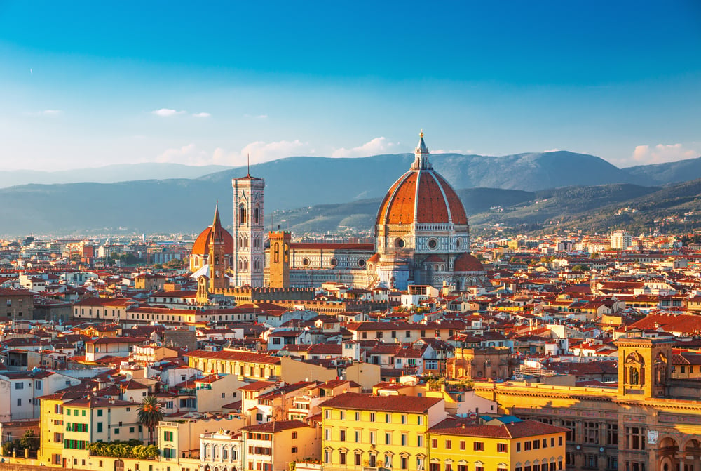 Ausblick auf Florenz, Italien