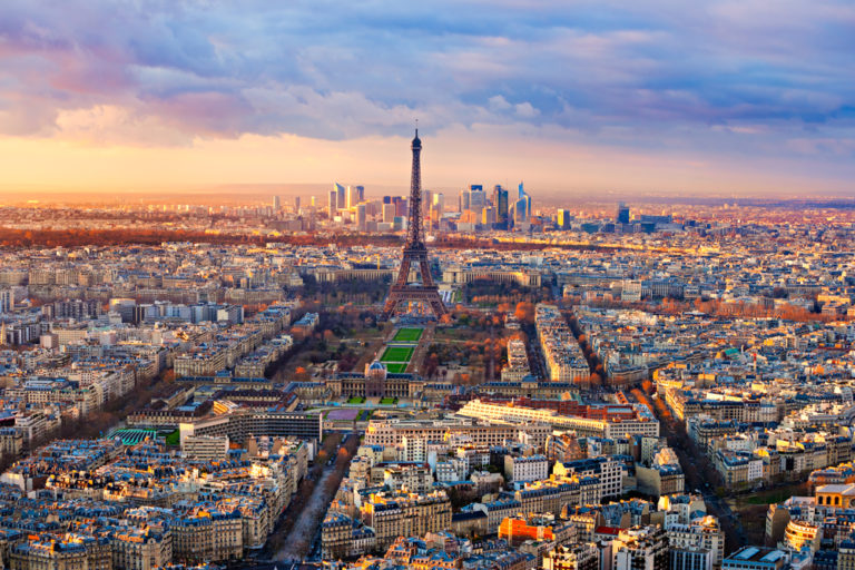 Luftaufnahme von Paris
